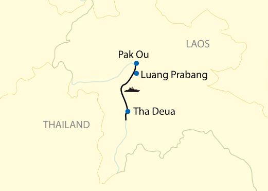 Reiseroute: 6-tägige Flusskreuzfahrt durch das nördliche Laos